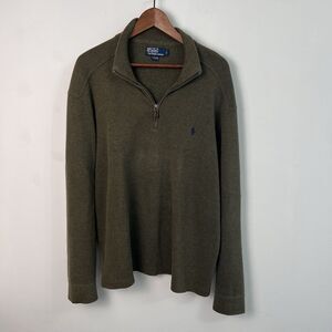 Polo by Ralph Lauren Olive Green Crewneck Sweater